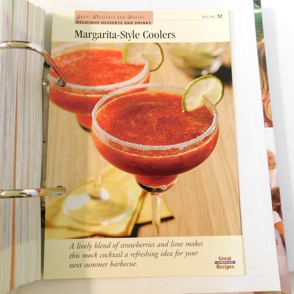 Great American Recipes Easy Everyday Cooking 16 Sections Over 160 Cards Binder - Picture 13 of 14